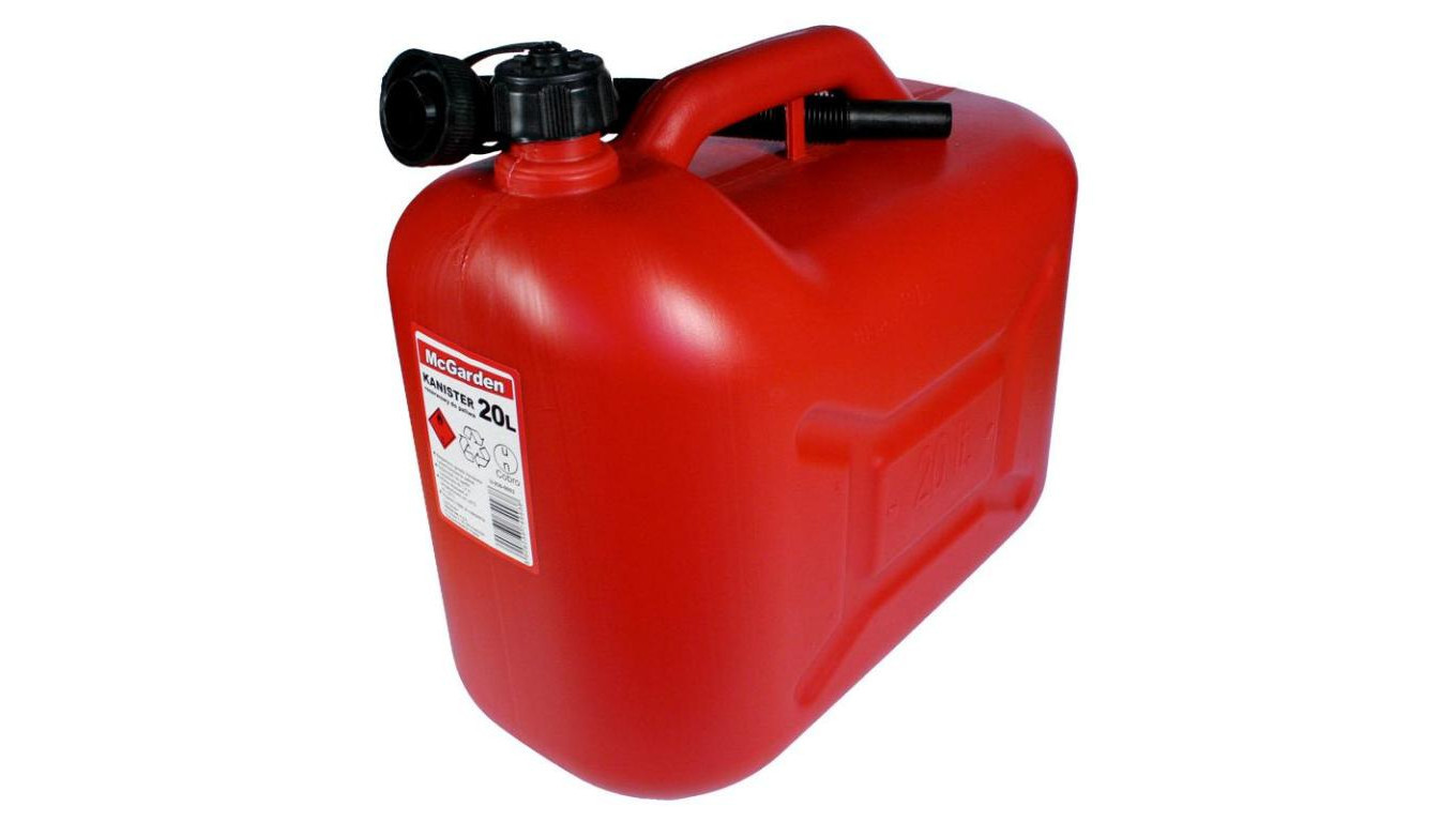 5908235749938 КАНИСТРА ПЛАСТИКОВАЯ ДЛЯ БЕНЗИНА 20Л MRGARDEN 5090₽