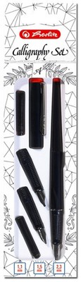 herlitz Kalligraphie Set 5 teilig schwarz