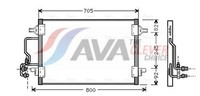 Kondensator Klimaanlage AVA Clever Choice AI5175 FüR Audi A8 Aluminium D2 4D2