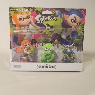 Nintendo Splatoon Series 3-Pack Amiibo Figures for sale online | eBay