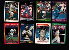 George Brett  1988  1991 1992 1993 Score Pinnacle Select Baseball Cards