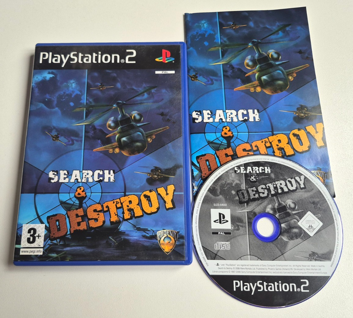 Search & Destroy - PlayStation 2 PS2 - PAL - Complet
