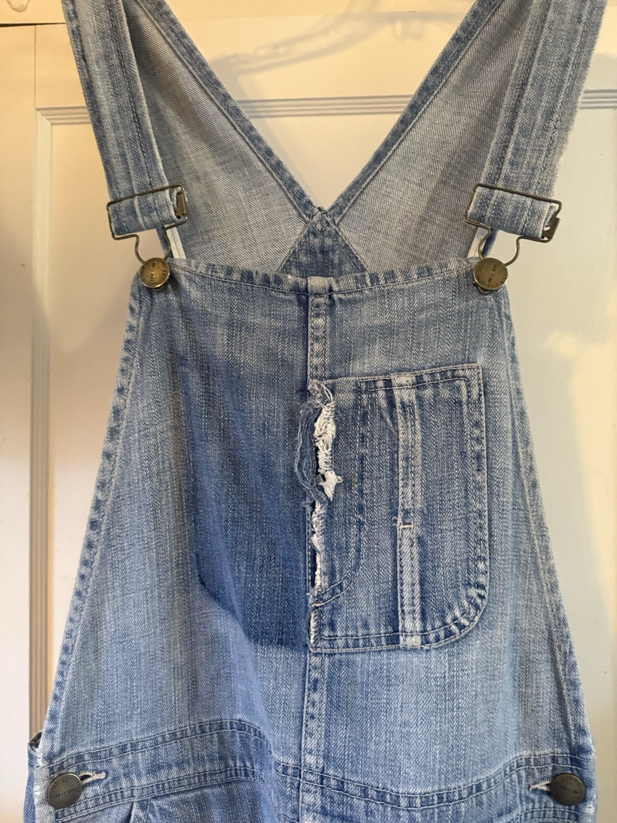 Current Elliott Workman Half Pocket Overalls Dist… - image 4