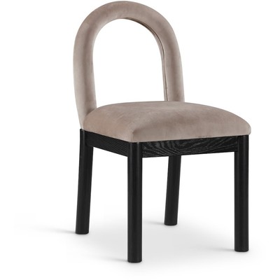 Conrad Taupe Velvet Dining Chair