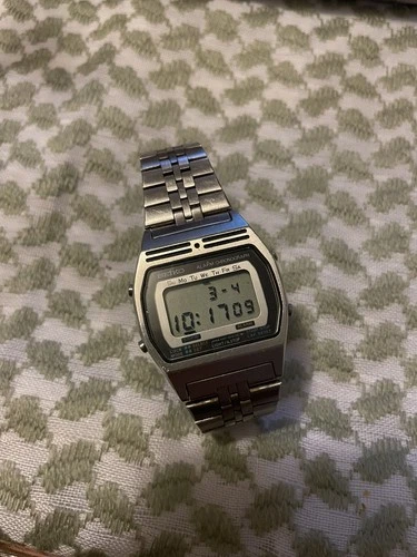 Seiko A257-5010 Vintage Digital Chronograph Watch - New Battery, Fully Functions