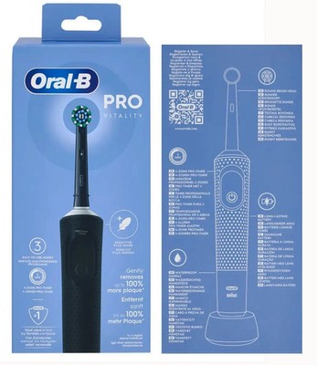 Oral-B Vitality Pro D103 Protect X Clean elektrische Zahnbürste schwarz