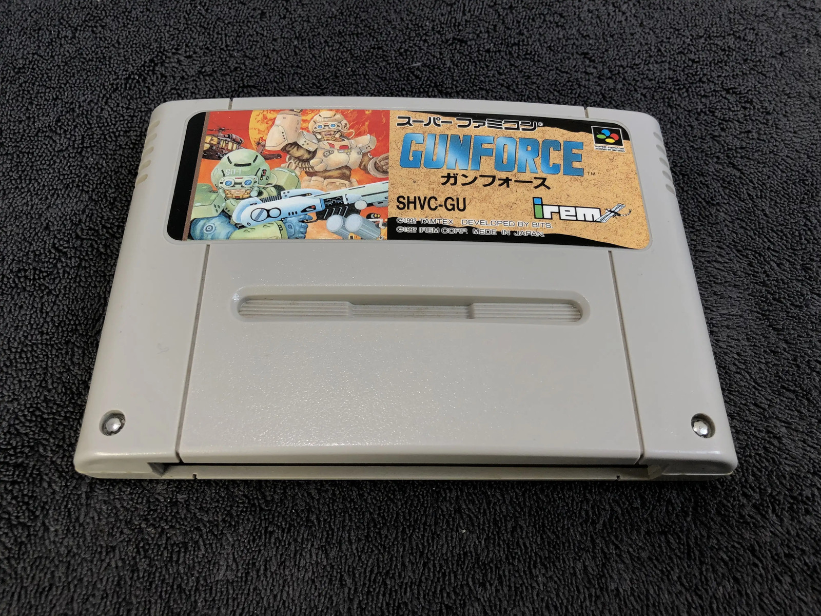 Super Nintendo Gunforce JAP Trés Bon état