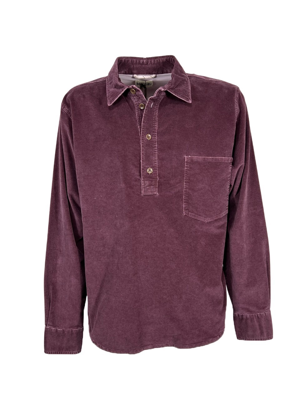 MADSON Herren Poloshirt Samt DU25254 Made in Italy bequeme Passform 39590₽