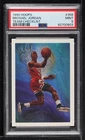 1990 NBA Hoops Art Card Team Checklist Michael Jordan #358 PSA 9 MINT HOF 0ym3