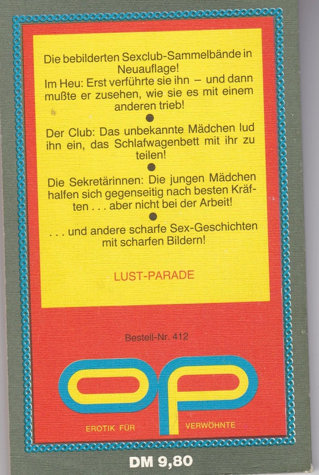 Erotischer Roman / Lust-Parade  / Olympia Press - Bild 2 von 2