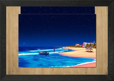 Cancun Karibik Strände Gerahmtes Wandbild Poster Druck Bild