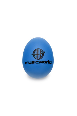 Meinl Egg Shaker Music World Print Blue