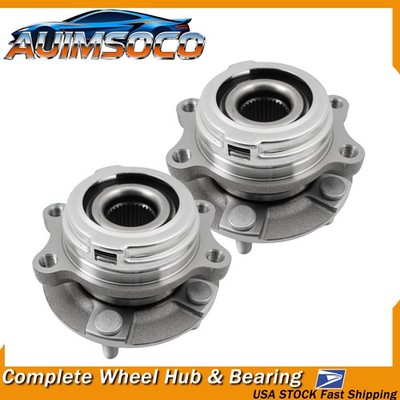 Para Nissan Maxima 2009-2019 2X Conjunto de Cubo de Rueda Delantero Rodamiento