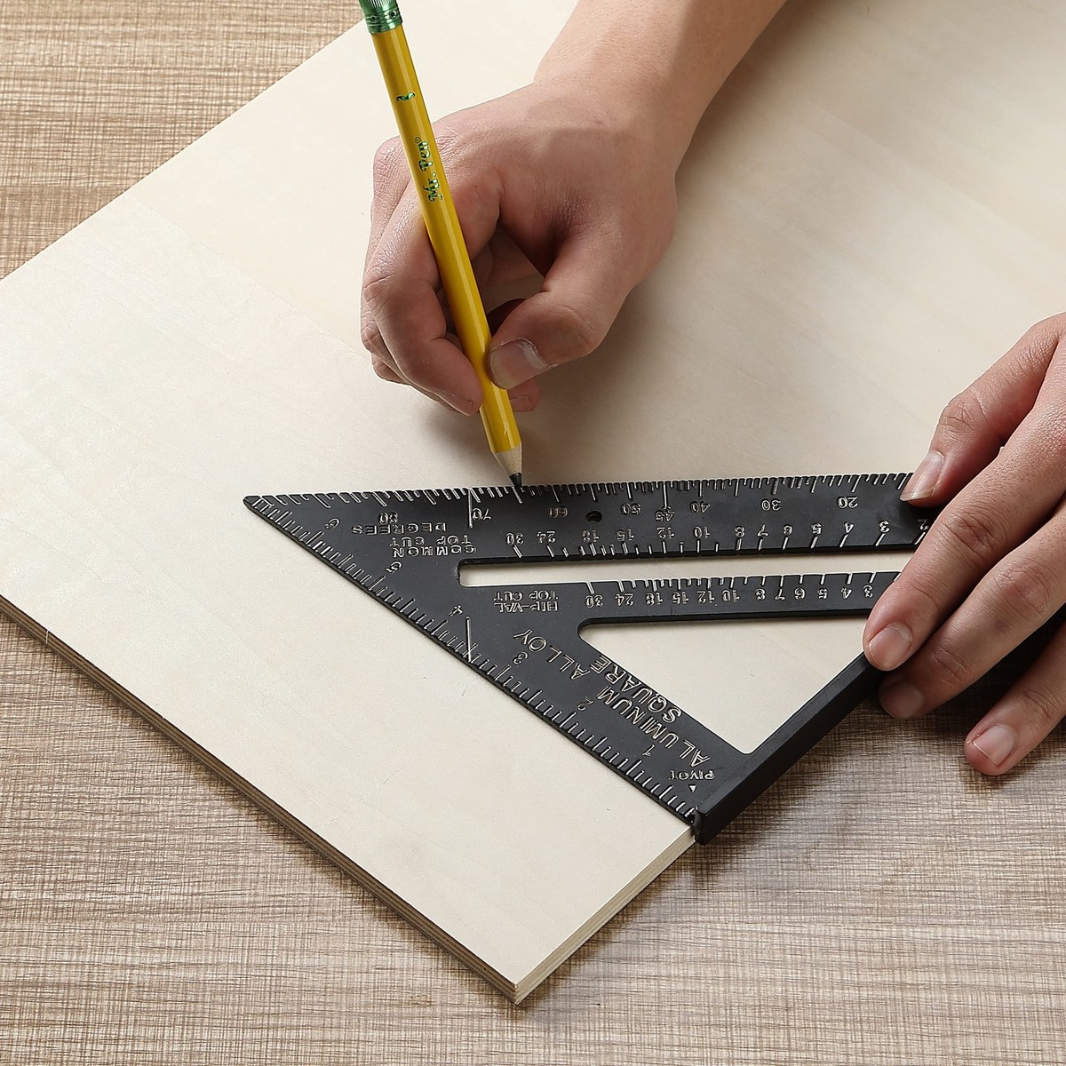 Rafter Square and Combination Square Tool Set 7