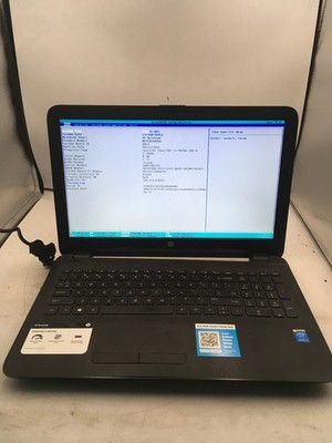 HP 15 AC121DX - BOOTS TO BIOS - INTEL I3 5010U - 6GB RAM - READ DESCRIPTION - BB