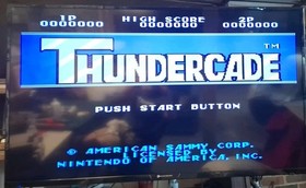 NES Thundercade Video Game Cartridge TESTED Cleaned Pins 1986 Authentic Nintendo