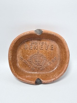 Vintage Hotel Ashtray Quality Inn Mexico City Geneve Pottery Mexico DF
