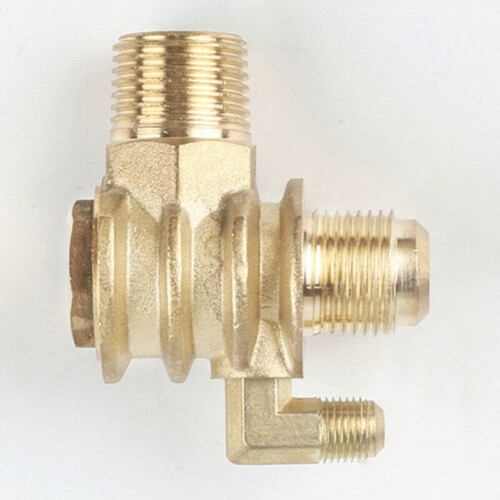 3-Port Check Valve Brass Male-Threaded Workshop Replacement Air Compressor - Picture 20 of 20