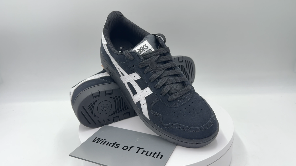ASICS JAPAN PRO 1201A920 001 Black/White Skateboarding Shoes US 8