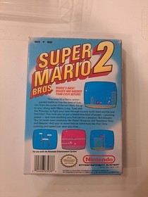 NES Super Mario Bros 2 Con Caja Y Folleto CIB Completo Nintendo &iexcl;Muy Limpio!