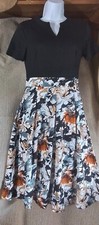 Fitted short sleeve Dress,  (See Description for measurements.) Off sizes