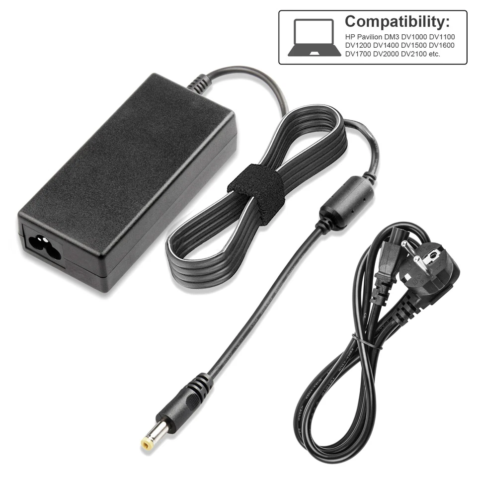 65W 18.5V Laptop Netzteil Ladegerät für HP 530 620 625 G7000 Compaq 6720S 6820s - Bild 2 von 4