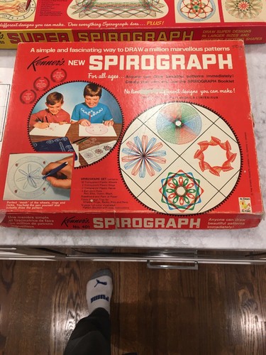 2 Vintage KENNER SPIROGRAPH No. 401 + 2400 Original Box Booklet Sets - Picture 3 of 12