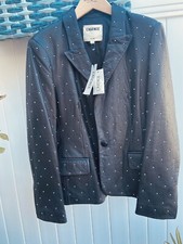 L’agence Leather Jacket Nwt