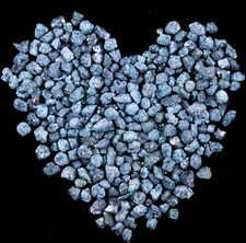 Lote de 68 quilates de diamante azul áspero diamante natural sin cortar para uso artesanal