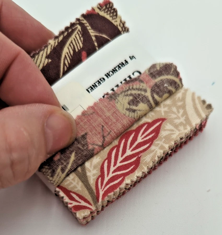 French General Fabric Chateau Rouge Mini 2.5 Inch Floral Moda OOP Sew CHARM PACK - Image 4 of 4