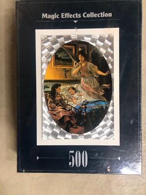 Puzzle RoseArt Magic Effects BEDTIME ANGEL 500 Pcs Jigsaw Puzzle Victorian NIB