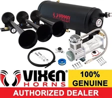 TRAIN HORN KIT FOR TRUCK/CAR/PICKUP LOUD SYSTEM /1.5G AIR TANK/200PSI/3 TRUMPETS