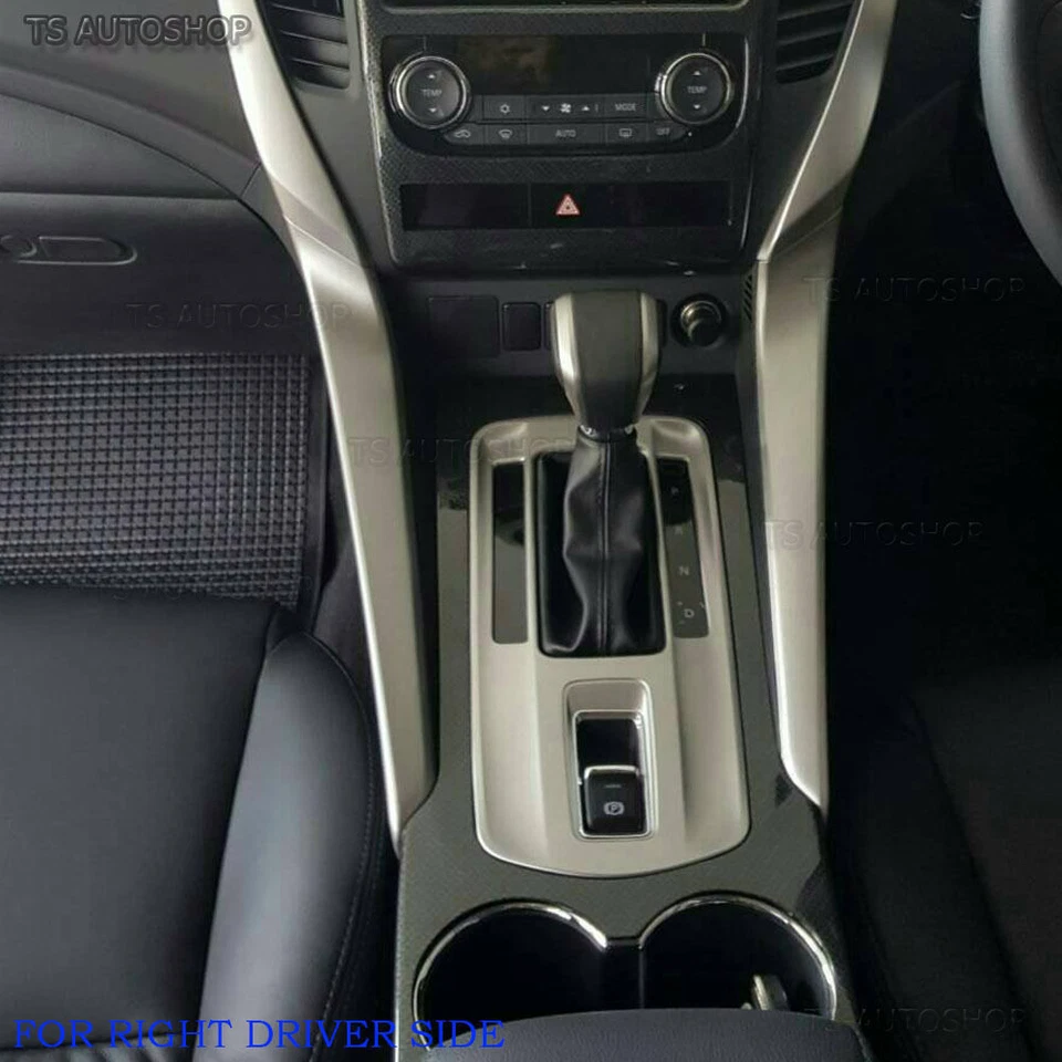 Set Wood Console Air Panel Cover For Mitsubishi Montero Pajero Sport 2016 2017 - Image 4 of 4