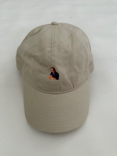 Seinfeld Art Vandelay Embroidered Graphic Beige Baseball Hat One Size