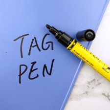 BLACK EAR TAG MARKING PEN SHEEP COW CATTLE PIG TAGS PUMP TIP PERMANENT MARKER