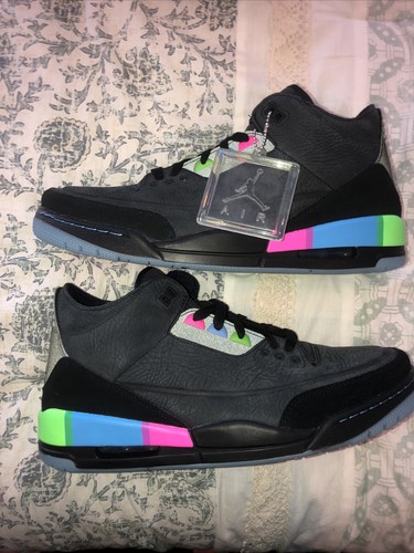 Air Jordan 3 Retro SE Quai 54 2018 Größe 12 (SKU: AT9195-001) - Bild 7 von 9
