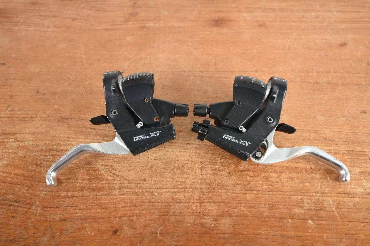 Shimano Deore XT ST M739 8 Speed STI Shifter V Brake Levers eBay
