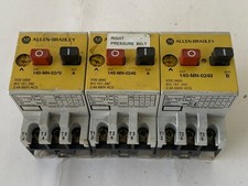 Lot Of 3 Allen-Bradley 140-MN-0240 Motor Starter 2.4A 660V AC3 10kA Ser A