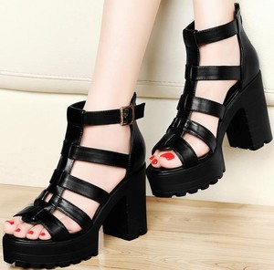 gladiator block heels