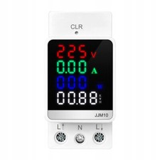 DIN Hutschiene Wattmeter Stromzähler Digitaler Einphasig Amperemeter 0-100A LCD