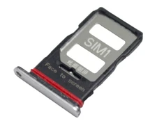 OEM XIAOMI POCO F5 PRO REPLACEMENT SILVER DUAL SIM CARD TRAY HOLDER