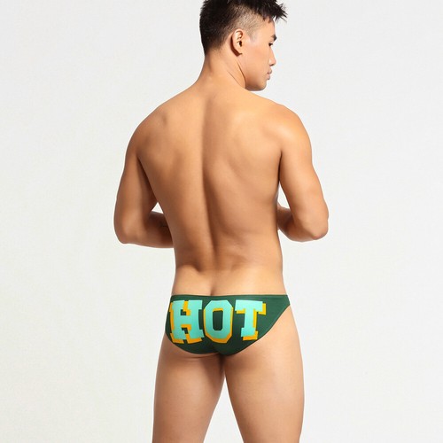 Seobean Men's Hot Sexy Emotion Expression Funny Underwear Gay Bikini Briefs - Picture 21 of 26