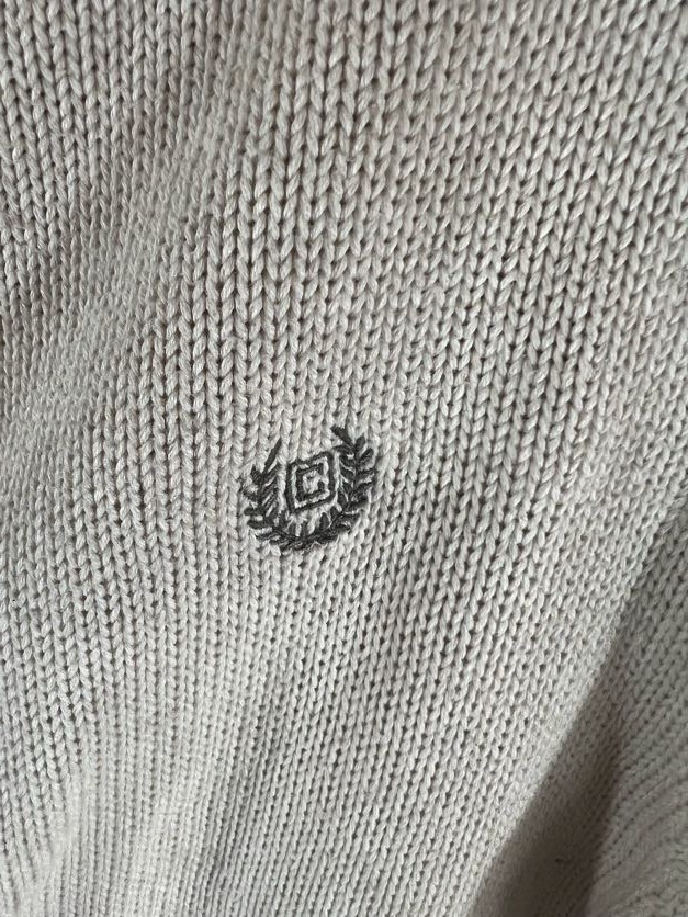 Chaps Men’s Elbow Patch Pullover Knit Sweater Moc… - image 2