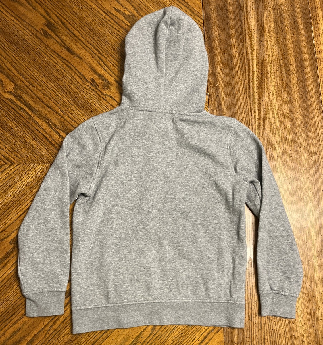 Nike Air Jordan Gray Full Over Hoodie Graphic Logo Youth Size M | eBay