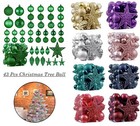 Christmas Tree Decoration Ball Set of 43Pcs Ornaments Bauble Shatterproof Xmas