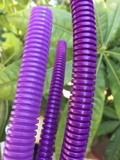 Split Loom 1/4", 3/8" and 1/2" x 12 Feet Each Tubing Purple Wire & Hose Cover  