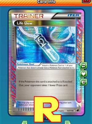Life Dew Ace Spec For Pokemon Tcg Online Digital Ptcgo In Game Card Ebay