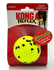 Kong Reflex Ball Large Tough Floating Bouncey Dog Fetch Toy 2.85"