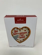 Hallmark 2024 Pizza My Heart Ornament Restaurant Italian