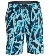 NIKE Glow Diverge Halo Mens 9" Swim Volley Swim Shorts NESS9417-430 L Blue NWT